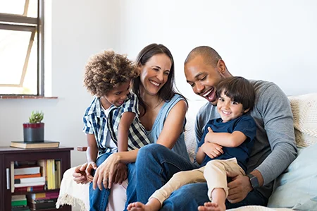 family in pest free home
